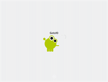 Tablet Screenshot of goto10.cz